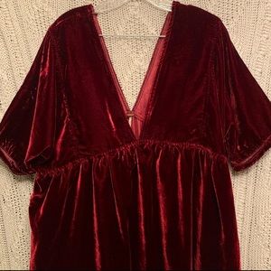 Free People Velvet Dress, size Large